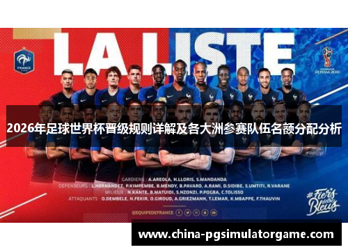 2026年足球世界杯晋级规则详解及各大洲参赛队伍名额分配分析